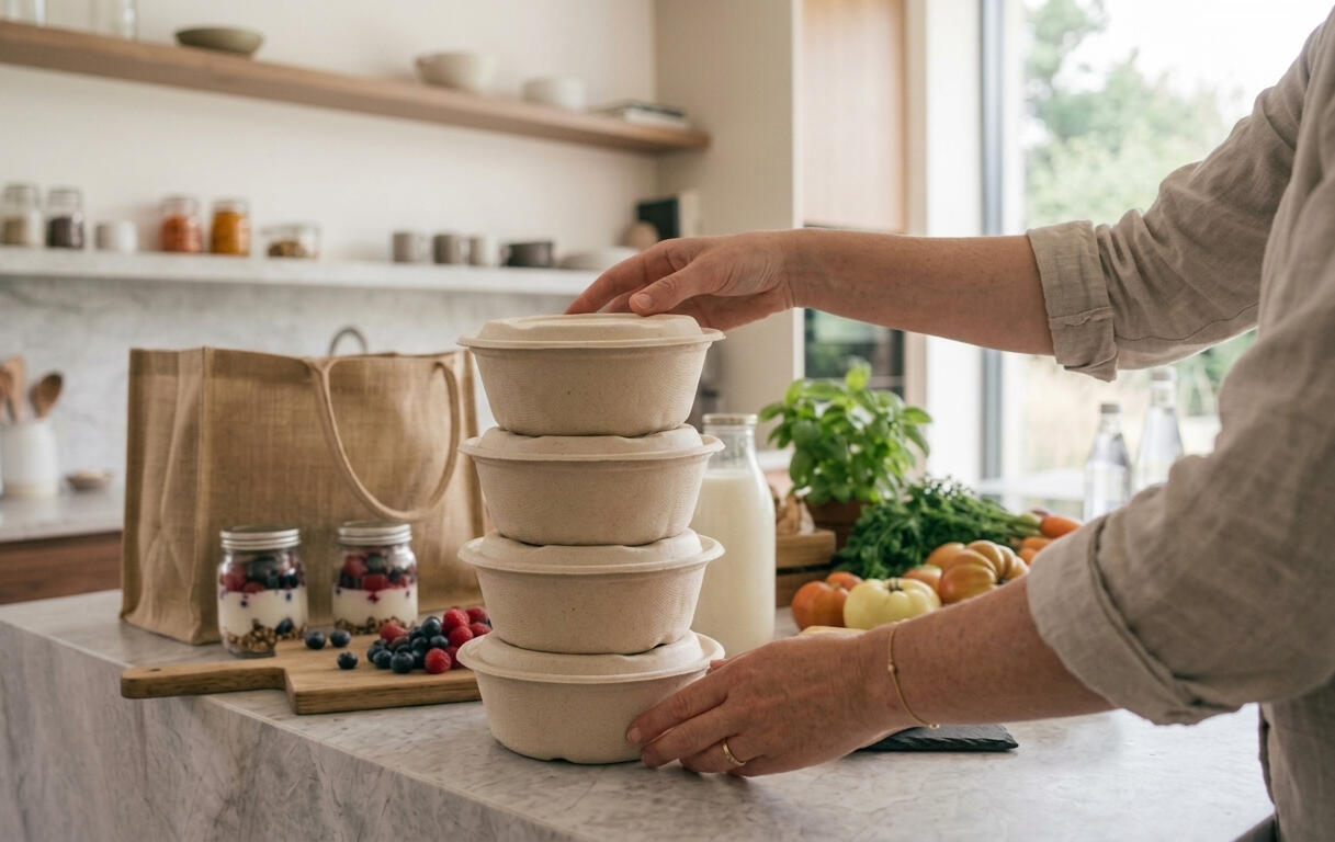 Weekly grocery shopping and prepared meals with personal delivery for private households